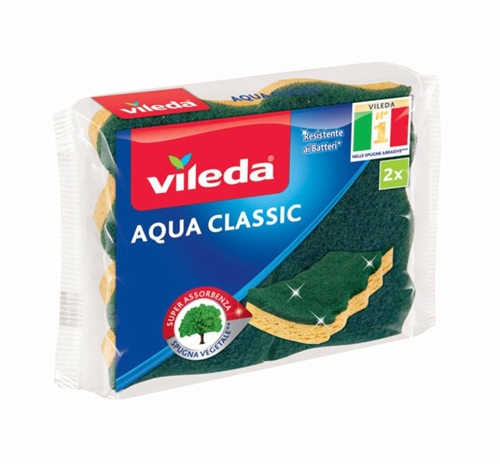 SPUGNA ABRASIVA ACQUA 2 PZ. VILEDA      